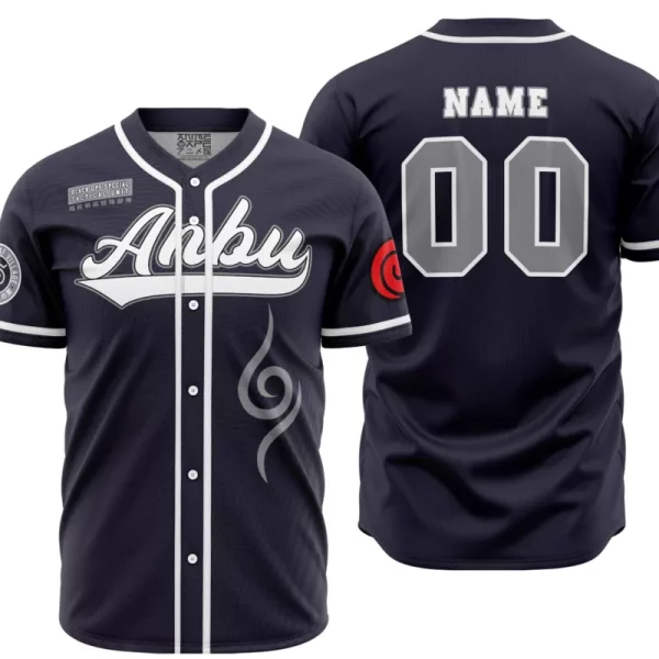 Personalized Anbu Naruto Baseball Jersey