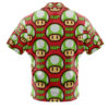 1Up Mushroom Super Mario Men's Short Sleeve Button Up Hawaiian Shirt