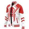 Hooktab 3D Printed Across The Spider Verse 2099 Spiderman White Marvel Unisex Varsity Jacket