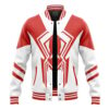 Hooktab 3D Printed Across The Spider Verse 2099 Spiderman White Marvel Unisex Varsity Jacket