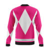 Hooktab Pink Ranger Mighty Morphin Power Rangers Men's Casual Bomber Jacket