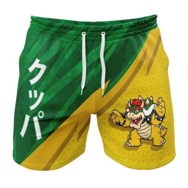 Hooktab Bowser Mario Bros Anime Mens Shorts Running Shorts Workout Gym Shorts