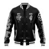 Hooktab 3D Printed Burn Knuckles Crew Lookism Unisex Varsity Jacket