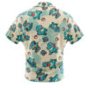 Totodile Pokemon Men's Short Sleeve Button Up Hawaiian Shirt