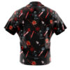 Chibi Sith Pattern Star Wars Pattern Men's Short Sleeve Button Up Hawaiian Shirt