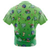 Grass Type Pattern Pokemon Men's Short Sleeve Button Up Hawaiian Shirt