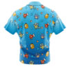 Water Type Pattern Pokemon Men's Short Sleeve Button Up Hawaiian Shirt