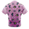 Flying Type Pattern Pokemon Men's Short Sleeve Button Up Hawaiian Shirt