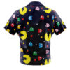 Pac Man Pattern Men's Short Sleeve Button Up Hawaiian Shirt