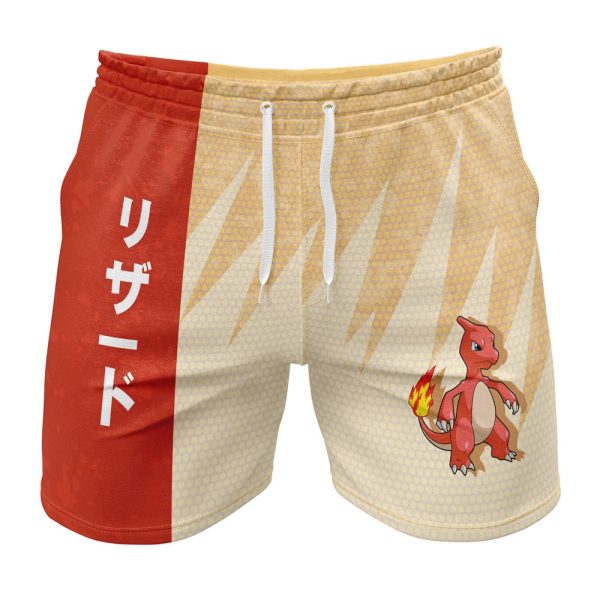 Hooktab Charmeleon Classic Pokemon Anime Mens Shorts Running Shorts Workout Gym Shorts