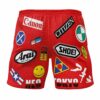 Hooktab Akira Kaneda Bike Decals Anime Mens Shorts Running Shorts Workout Gym Shorts