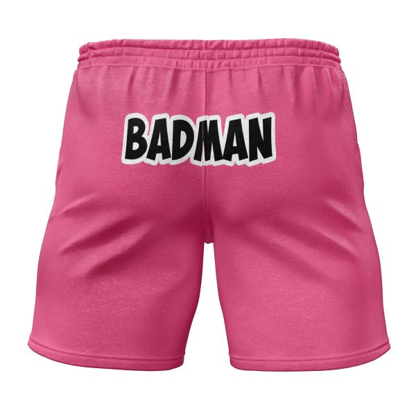 Hooktab Pink Badman Vegeta Dragon Ball Anime Mens Shorts Running Shorts Workout Gym Shorts