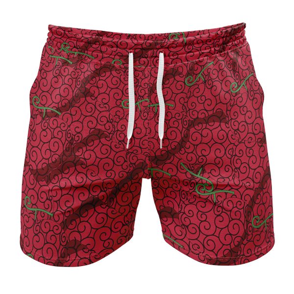 Hooktab Ope Ope No Mi Law Devil Fruit One Piece Anime Mens Shorts Running Shorts Workout Gym Shorts