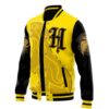 Hooktab 3D Printed Hogwarts Legacy Hufflepuff V1 Harry Potter Unisex Varsity Jacket