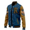 Hooktab 3D Printed Hogwarts Legacy Ravenclaw Harry Potter Unisex Varsity Jacket