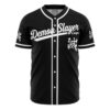 Hooktab 3D Printed Personalized Demon Slayer Corps Men's Short Sleeve Anime Baseball Jersey