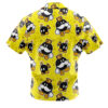 King Bob Omb Super Mario Bros Men's Short Sleeve Button Up Hawaiian Shirt