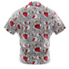 King Boo and Boo Ghosts Super Mario Bros Men's Short Sleeve Button Up Hawaiian Shirt