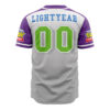 Hooktab 3D Printed Lightyear Toy Story Disney Men's Short Sleeve Anime Baseball Jersey