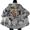 Monkey D Luffy Gear 5 Comic Panels Dream Cloak One Piece Dream Cloak Anime Dream Cloak Coat