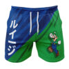 Hooktab Luigi Super Mario Bros Anime Mens Shorts Running Shorts Workout Gym Shorts