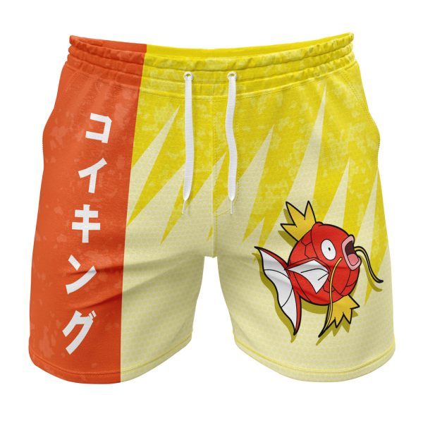 Hooktab Magikarp Classic Pokemon Anime Mens Shorts Running Shorts Workout Gym Shorts