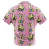 Mallow Super Mario Bros Men's Short Sleeve Button Up Hawaiian Shirt