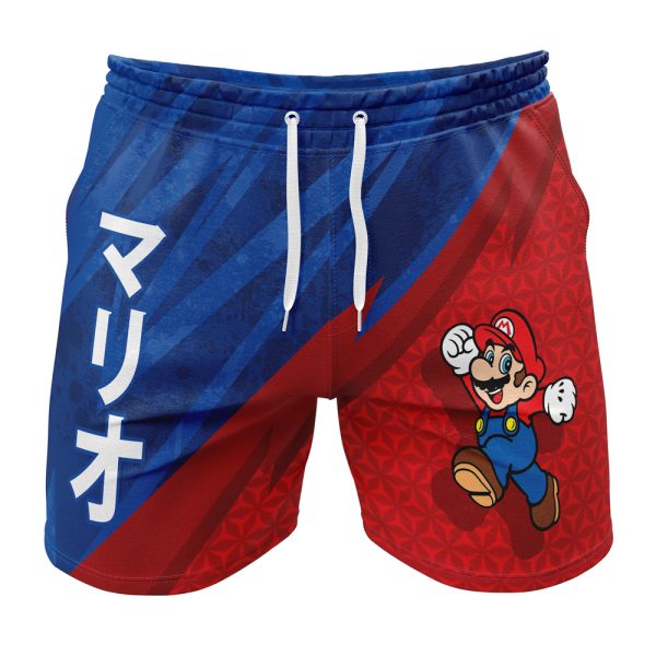 Hooktab Mario Super Mario Bros Anime Mens Shorts Running Shorts Workout Gym Shorts