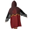 Hooktab 3D Printed Firebenders Avatar Unisex Snug Oversized Blanket Hoodie