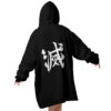 Hooktab 3D Printed Demon Slayer Corps Unisex Snug Oversized Blanket Hoodie