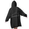 Hooktab 3D Printed Kirito Sword Art Online Unisex Snug Oversized Blanket Hoodie