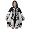 Hooktab 3D Printed Xemnas Kingdom Hearts Unisex Snug Oversized Blanket Hoodie