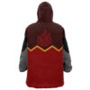 Hooktab 3D Printed Firebenders Avatar Unisex Snug Oversized Blanket Hoodie