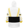 Hooktab 3D Printed White Ranger Ninjetti Power Rangers Unisex Snug Oversized Blanket Hoodie