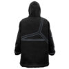 Hooktab 3D Printed Kirito Sword Art Online Unisex Snug Oversized Blanket Hoodie