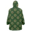 Hooktab 3D Printed Zoro Wano One Piece Unisex Snug Oversized Blanket Hoodie