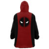 Hooktab 3D Printed Deadpool Marvel Comics Unisex Snug Oversized Blanket Hoodie