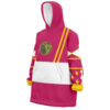 Hooktab 3D Printed Pink Ranger Ninjetti Power Rangers Unisex Snug Oversized Blanket Hoodie