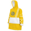 Hooktab 3D Printed Yellow Ranger Ninjetti Power Rangers Unisex Snug Oversized Blanket Hoodie