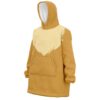 Hooktab 3D Printed Eevee Pokemon Unisex Snug Oversized Blanket Hoodie