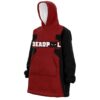 Hooktab 3D Printed Deadpool Marvel Comics Unisex Snug Oversized Blanket Hoodie