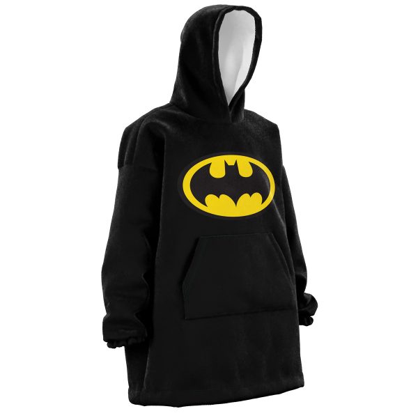 Hooktab 3D Printed Batman DC Comics Unisex Snug Oversized Blanket Hoodie