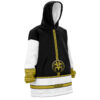 Hooktab 3D Printed White Ranger Mighty Morphin Power Rangers Unisex Snug Oversized Blanket Hoodie