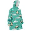 Hooktab 3D Printed Snorlax Pattern Pokemon Unisex Snug Oversized Blanket Hoodie