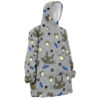 Hooktab 3D Printed My Neighbor Totoro Pattern Studio Ghibli Unisex Snug Oversized Blanket Hoodie