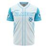 Hooktab 3D Printed Personalized Glaceon Eeveelution Pokemon Men's Short Sleeve Anime Baseball Jersey