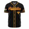 Hooktab 3D Printed Personalized Planeswalkers Magic the Gathering Men's Short Sleeve Anime Baseball Jersey