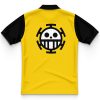 Hooktab 3D Printed Trafalgar Law One Piece Men's Short Sleeve Anime Polo Shirt