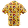 Princess Daisy Super Mario Bros Men's Short Sleeve Button Up Hawaiian Shirt