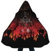 Red Flames Whitebeard Pirates Dream Cloak One Piece Dream Cloak Anime Dream Cloak Coat